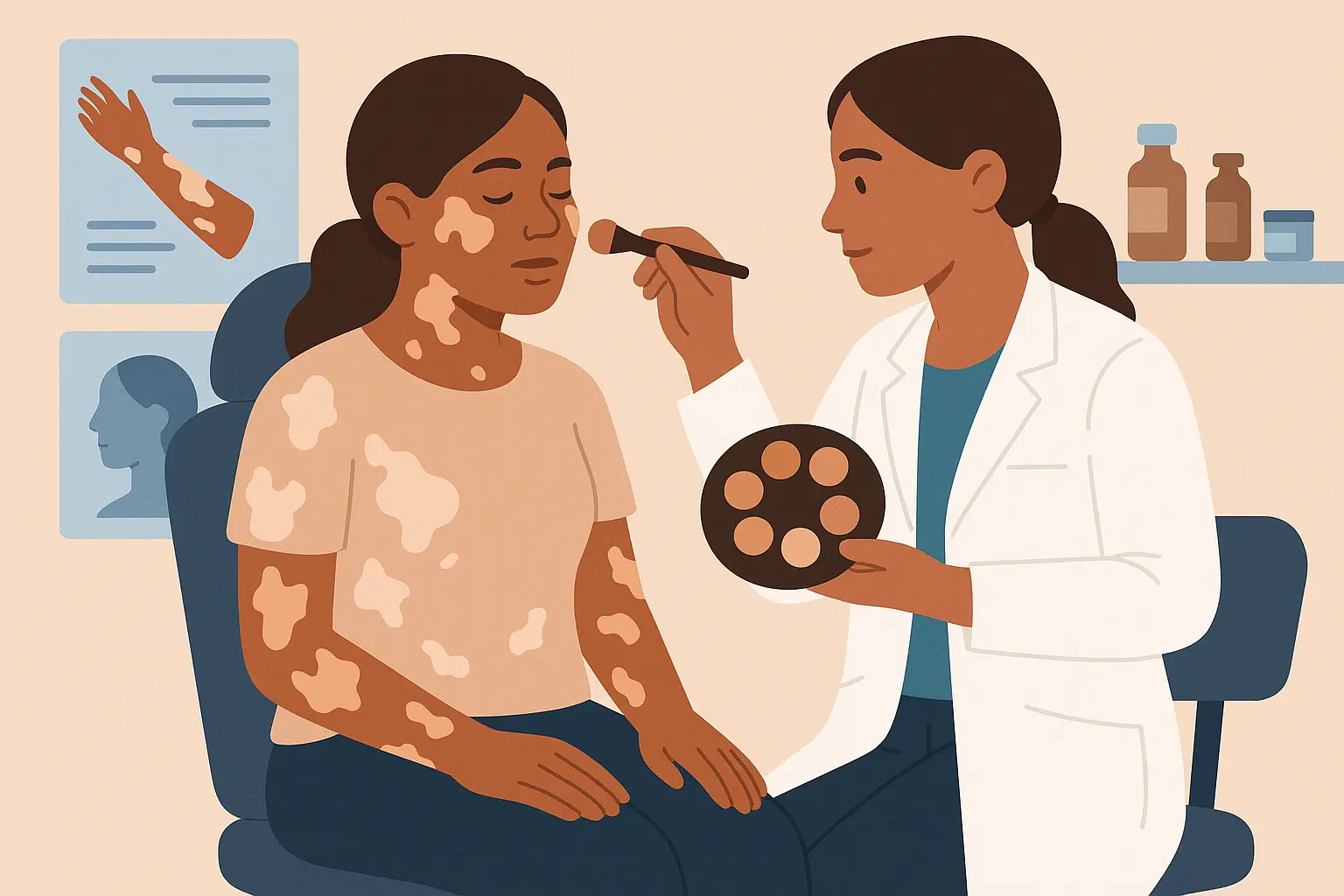 vitiligo coverage pigmentation restoration