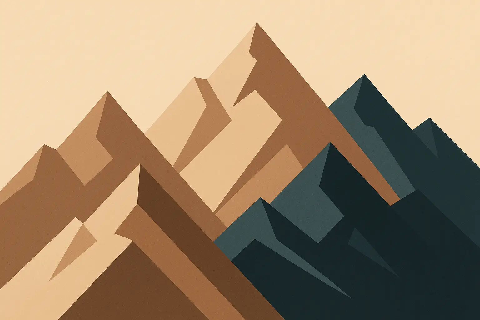 Geometric mountain range underboob tattoo design