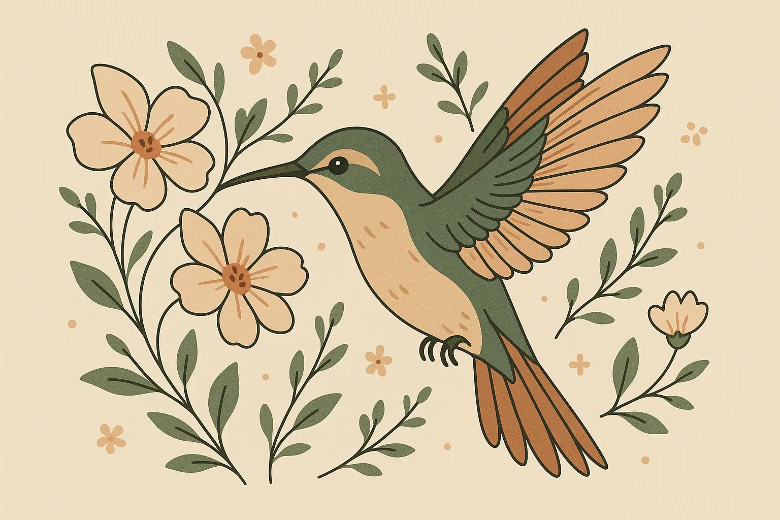 Hummingbird in flight underboob tattoo design