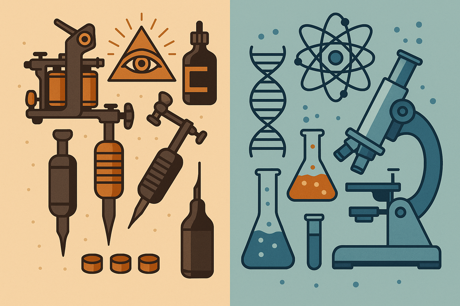 Ancient tattoo ink ingredients and methods