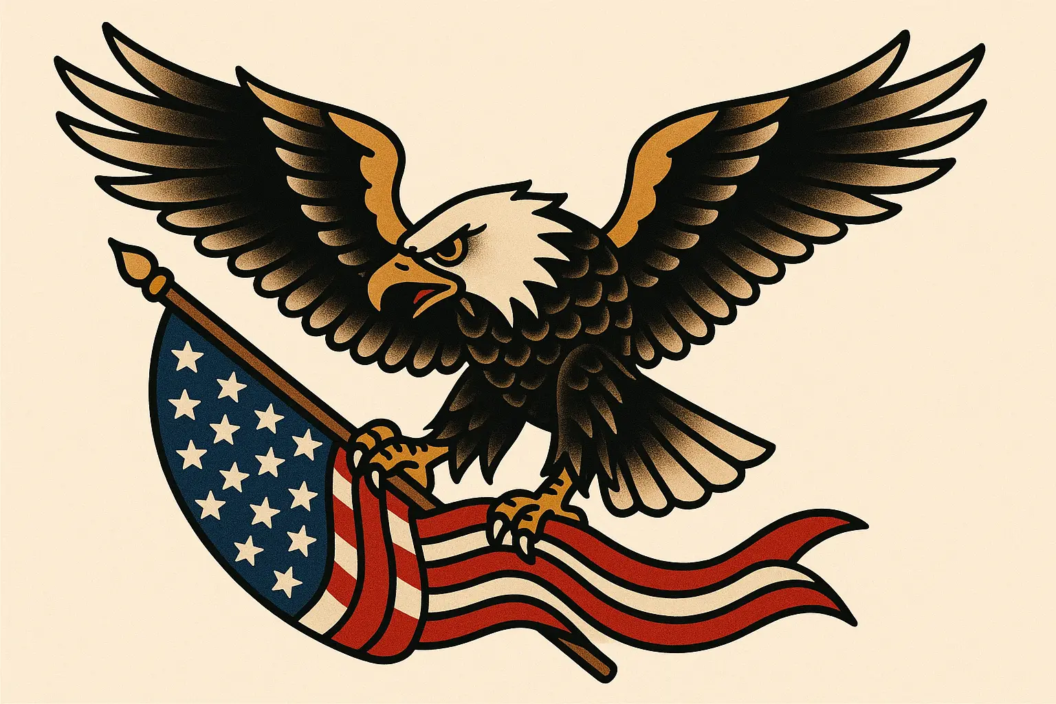 Patriotic and military themed tattoo designs