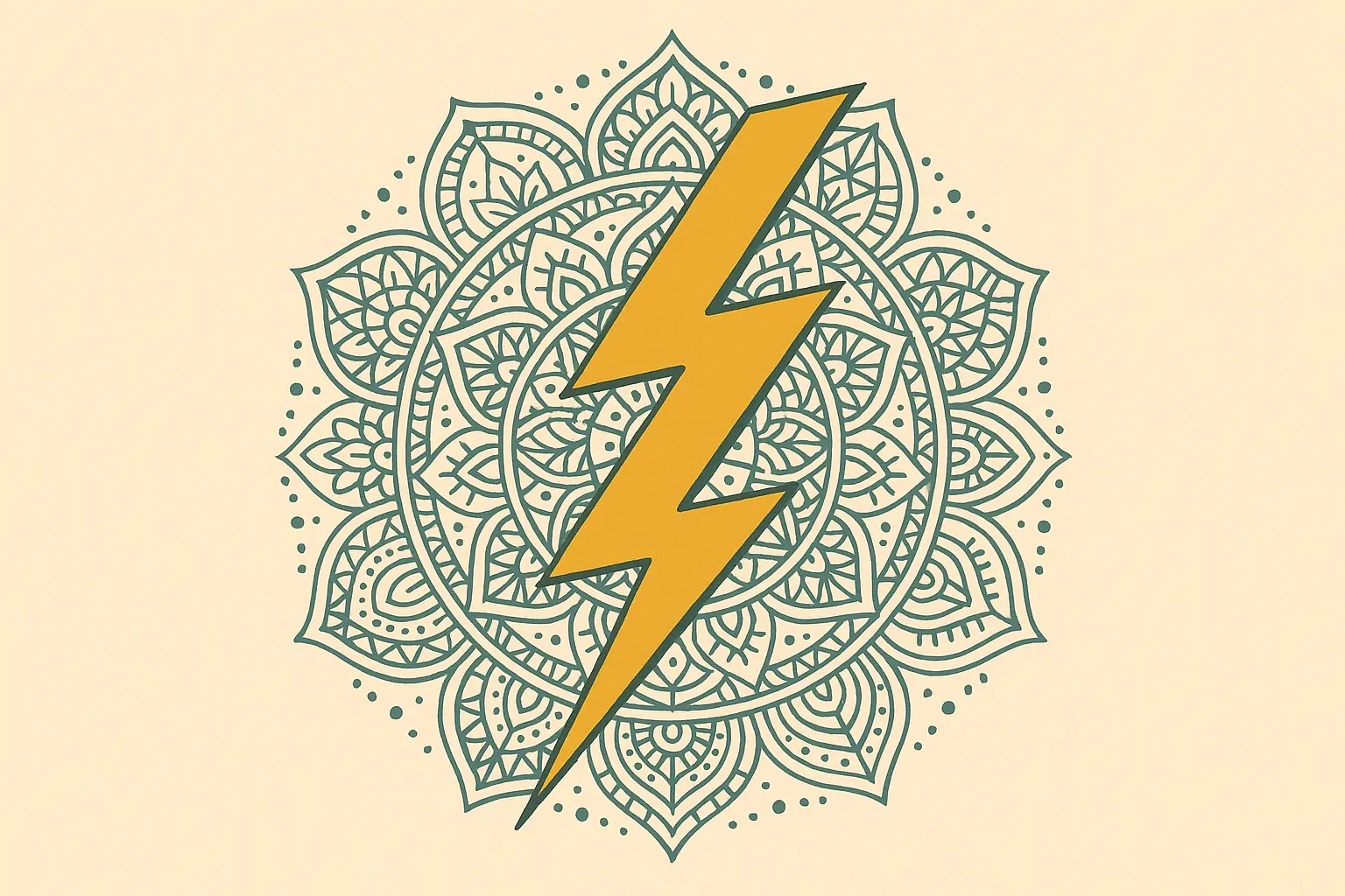 Lightning with geometric patterns