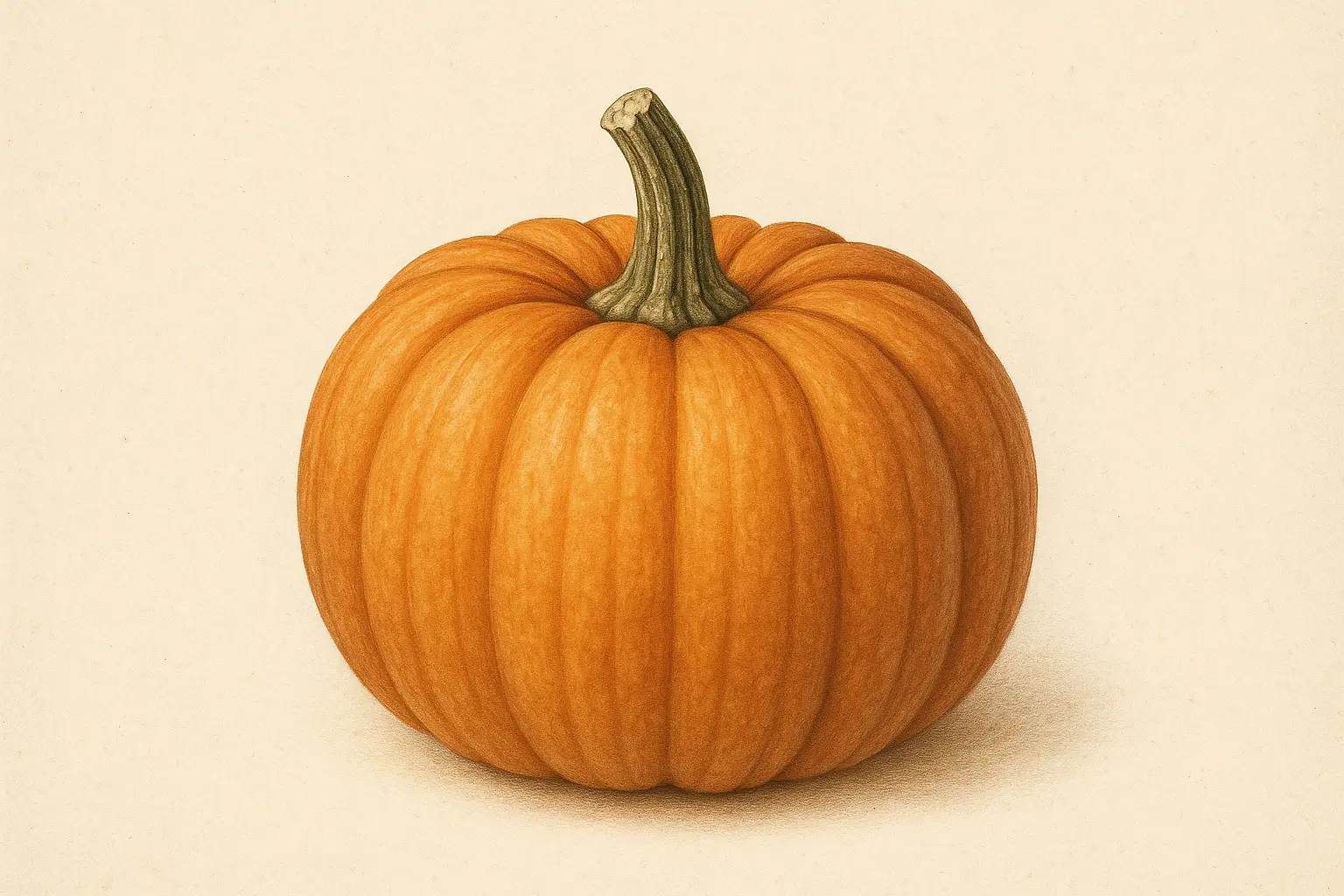Photorealistic pumpkin tattoo with natural farm setting details
