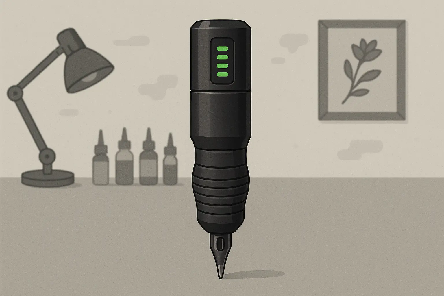 Premium wireless tattoo machines with advanced features