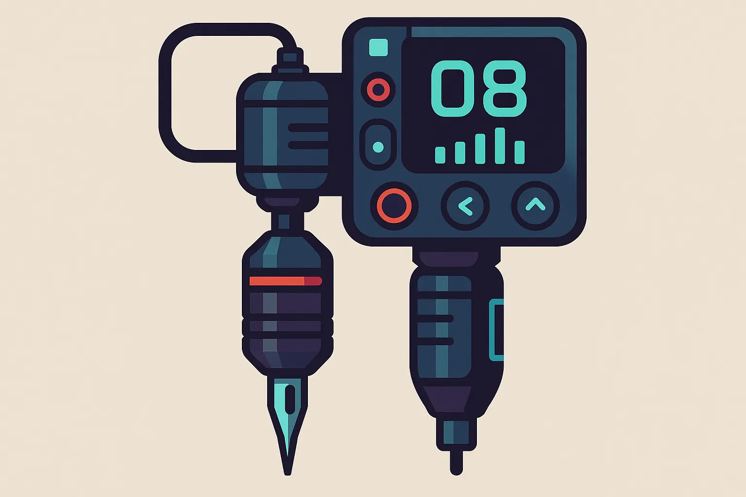 Advanced tattoo machines with digital technology features