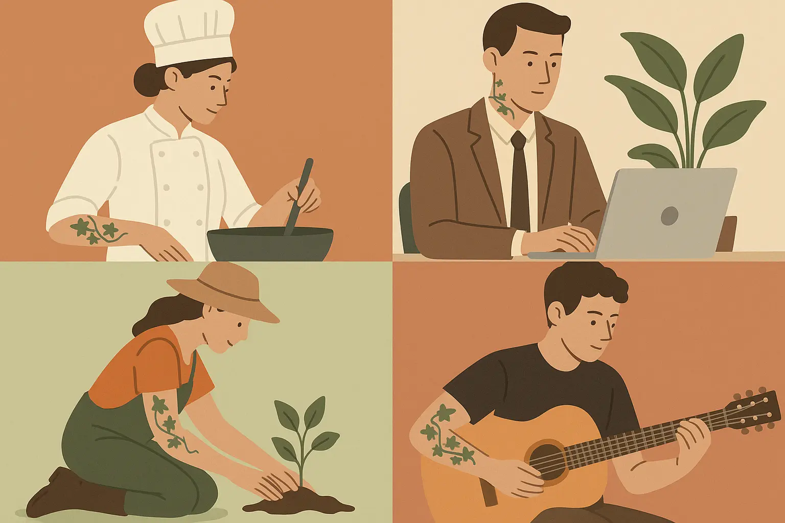 Ivy tattoo lifestyle matching guide
