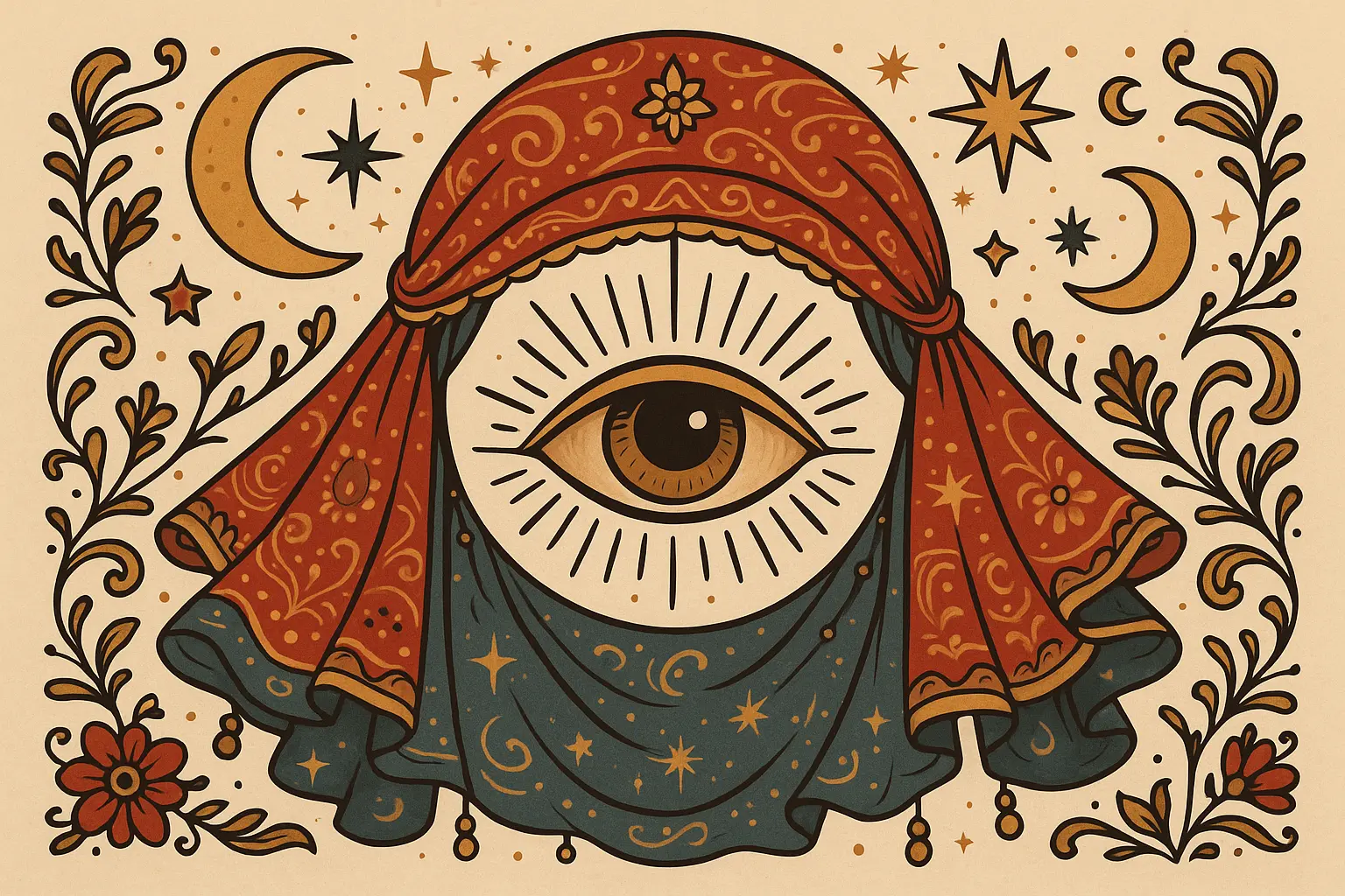 Mystical and fortune-telling gypsy tattoo themes