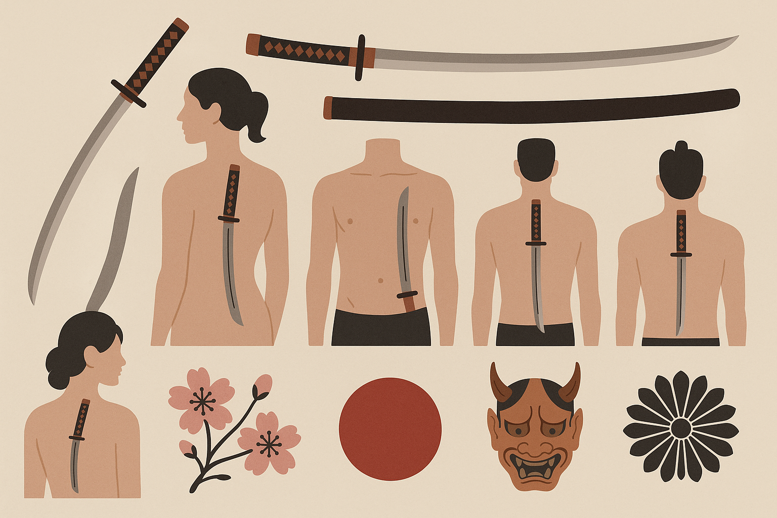 Essential considerations for katana tattoo design selection