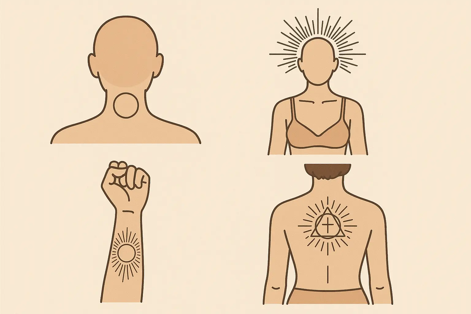 Divine halo tattoo design inspiration