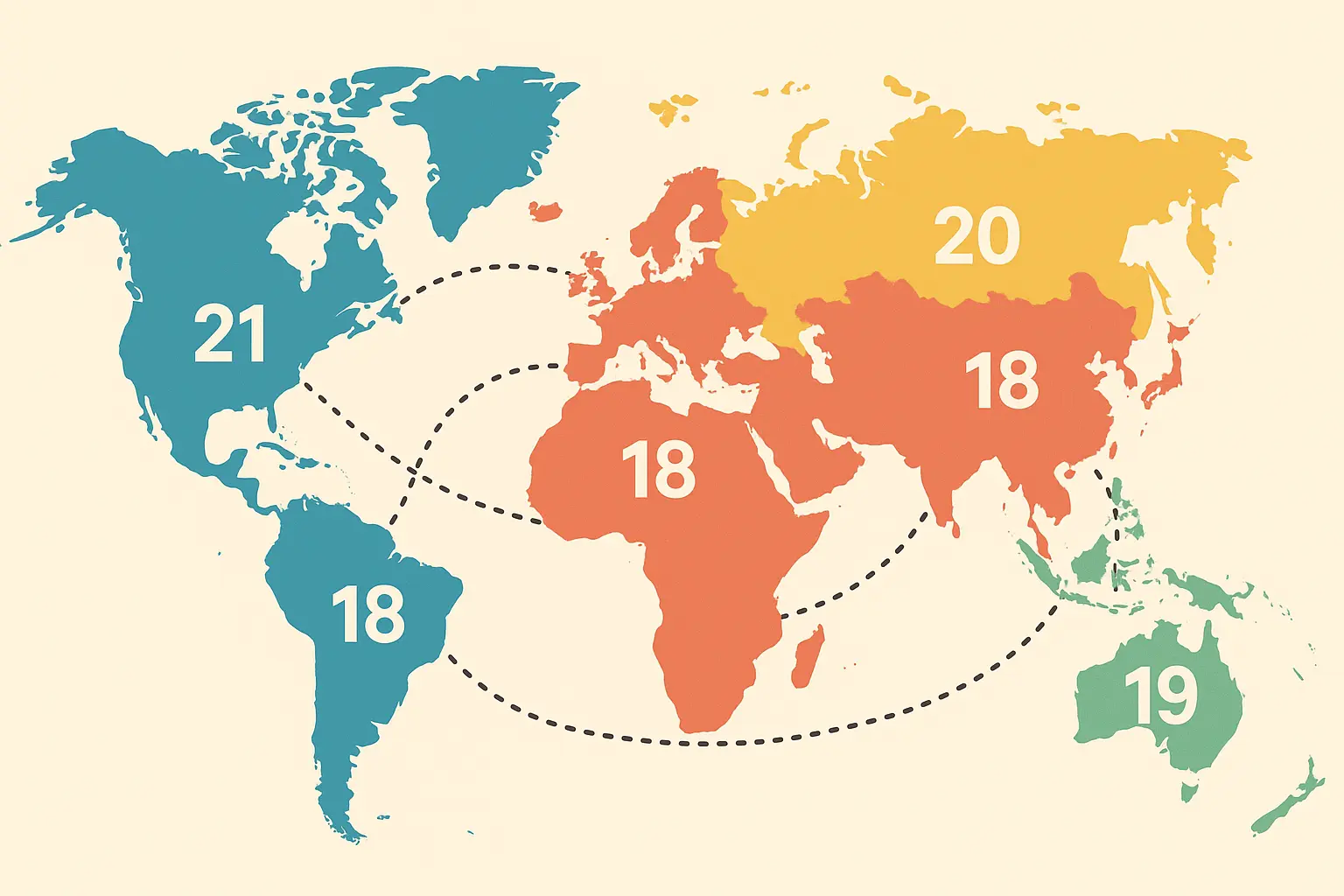 International tattoo age requirements map