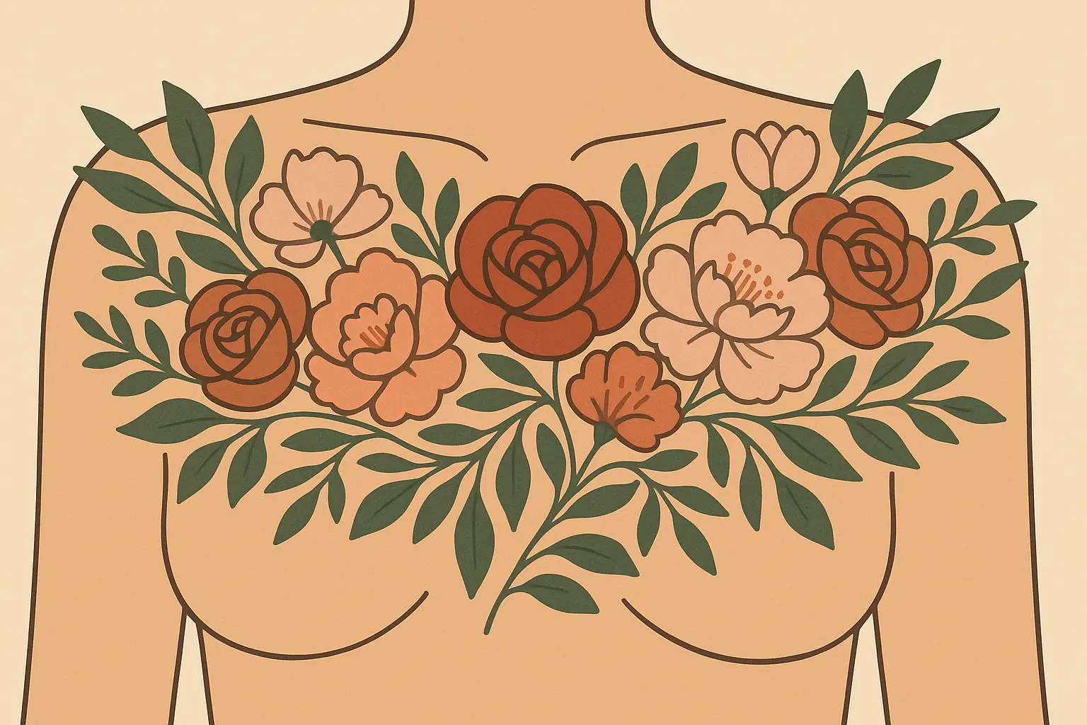 Full chest coverage tattoo designs