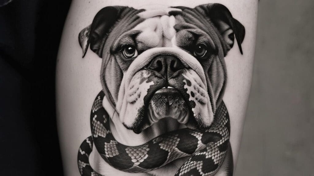 bulldog tattoo