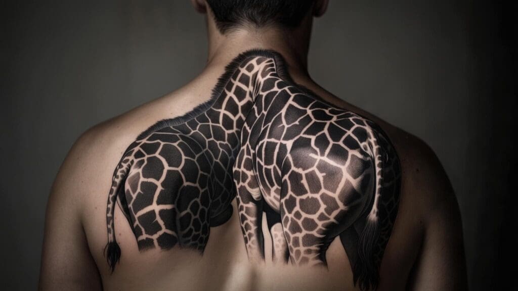 giraffe tattoo