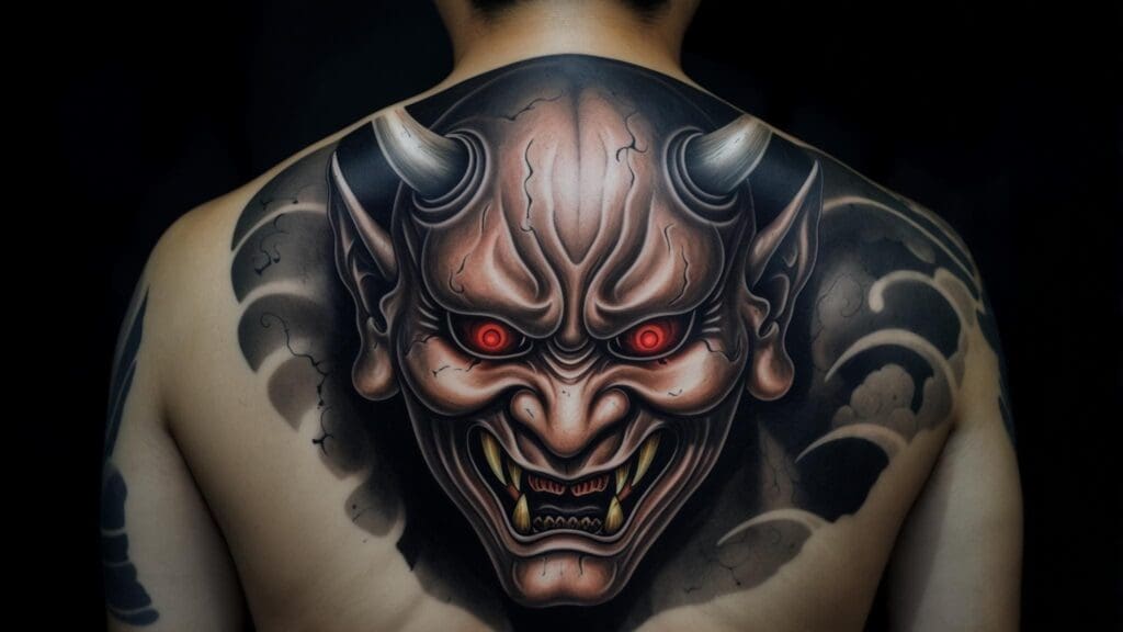 japanese demon tattoo