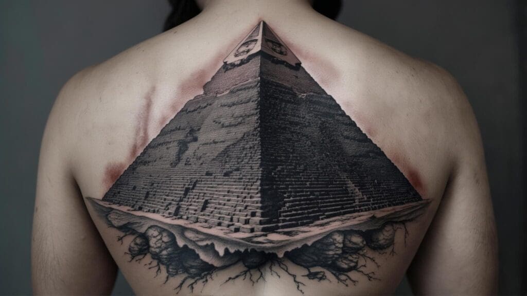 pyramid tattoo