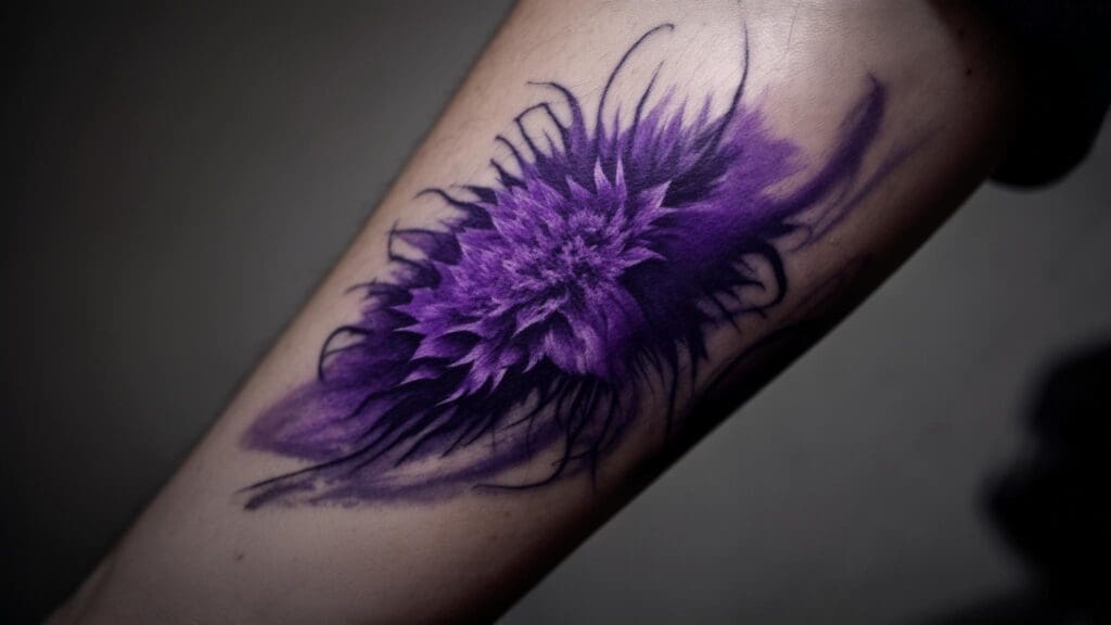 violet tattoo