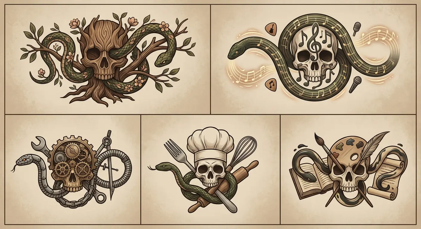 Reimagined Dark Mark with personal elements