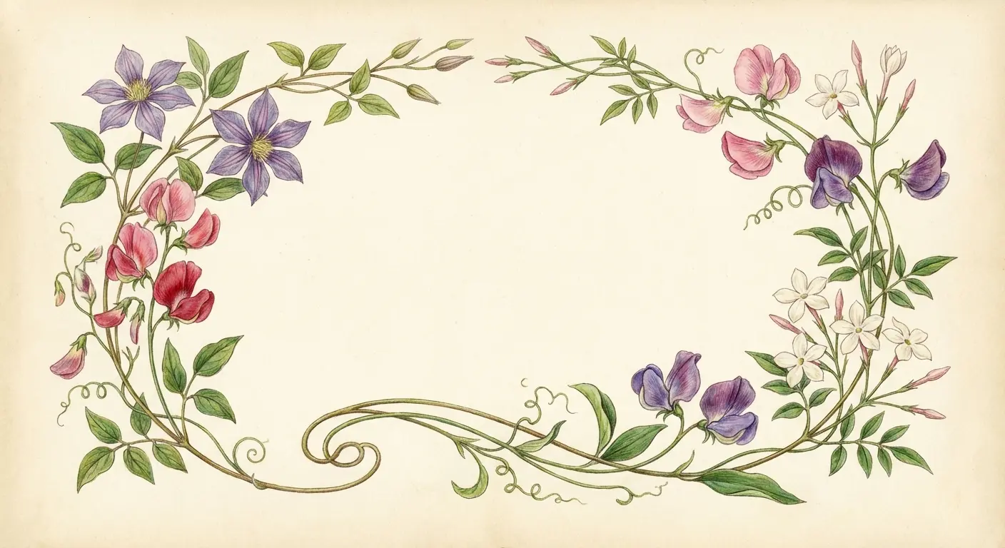 Name tattoo with integrated floral frame