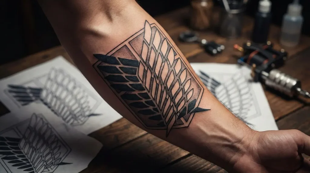 attack on titan tattoo