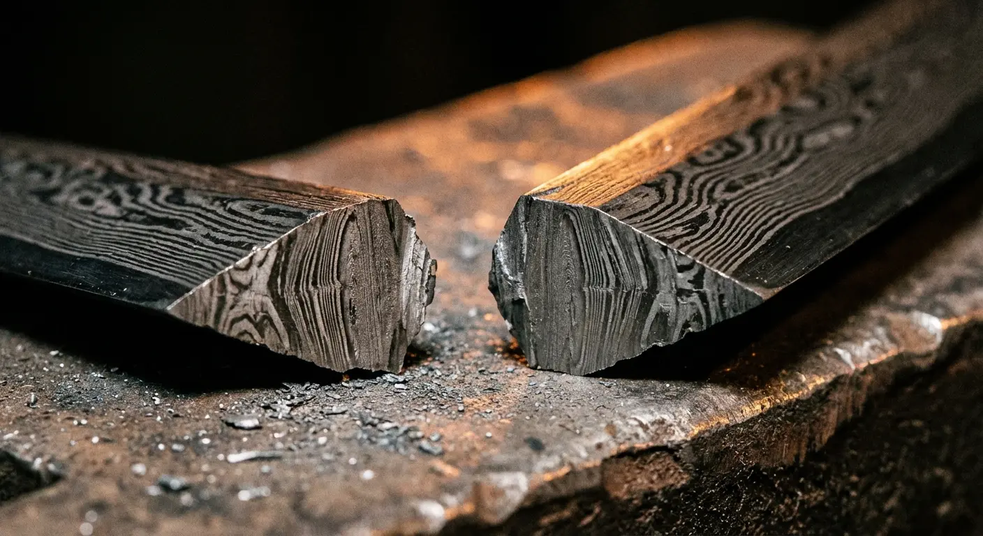 Broken katana tattoo showing fractured blade