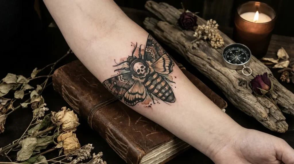 death moth tattoo meaning