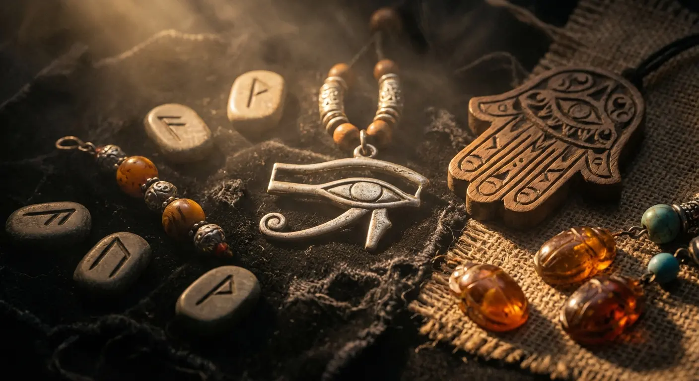 Protective evil eye symbol tattoo