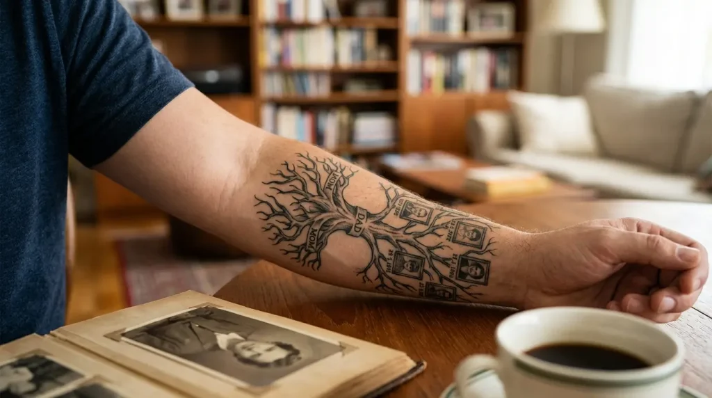 family tree tattoo