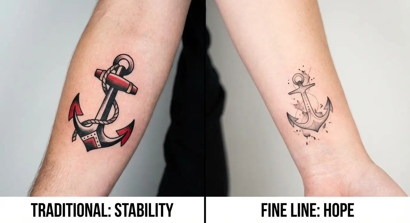Multiple tattoo design variations of same symbol