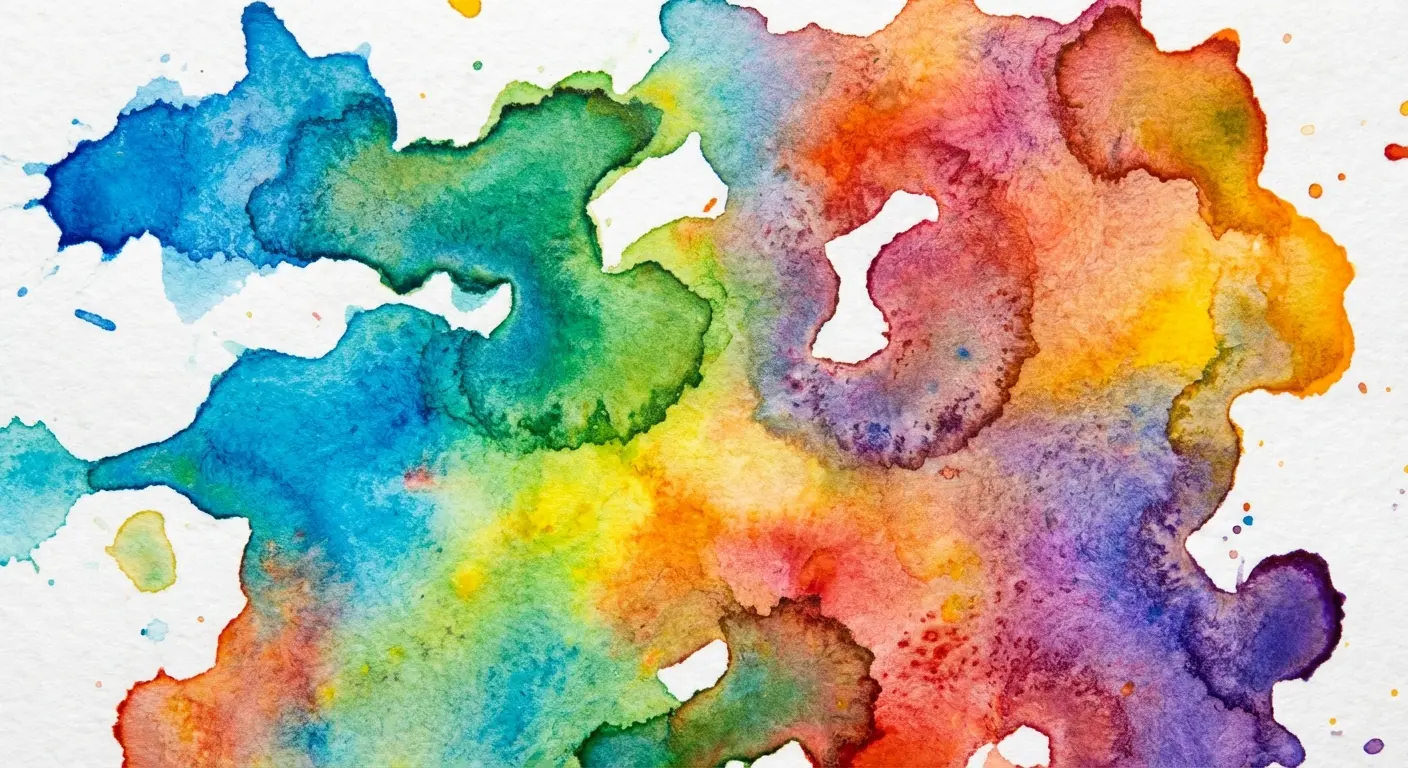 Watercolor name tattoo with protected lettering