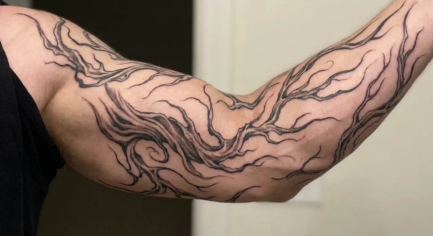 Princess Mononoke curse mark tattoo