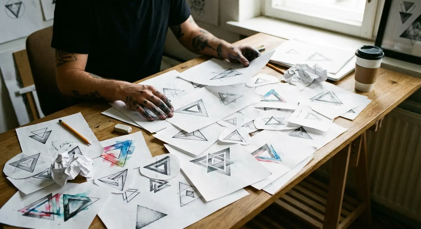 Triangle tattoo design variations and options