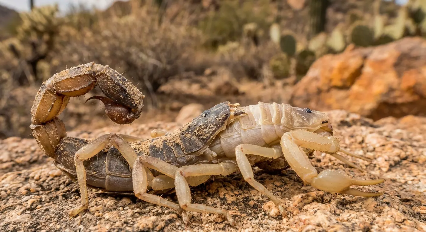 Scorpion molting concept (yeah, scorpions do that)