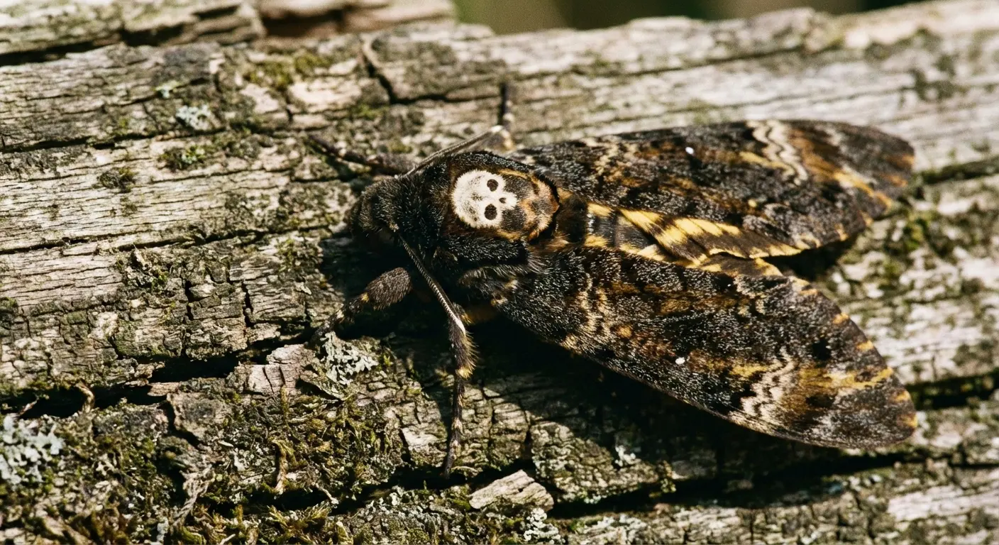 Death's Head Hawk Moth tattoo design