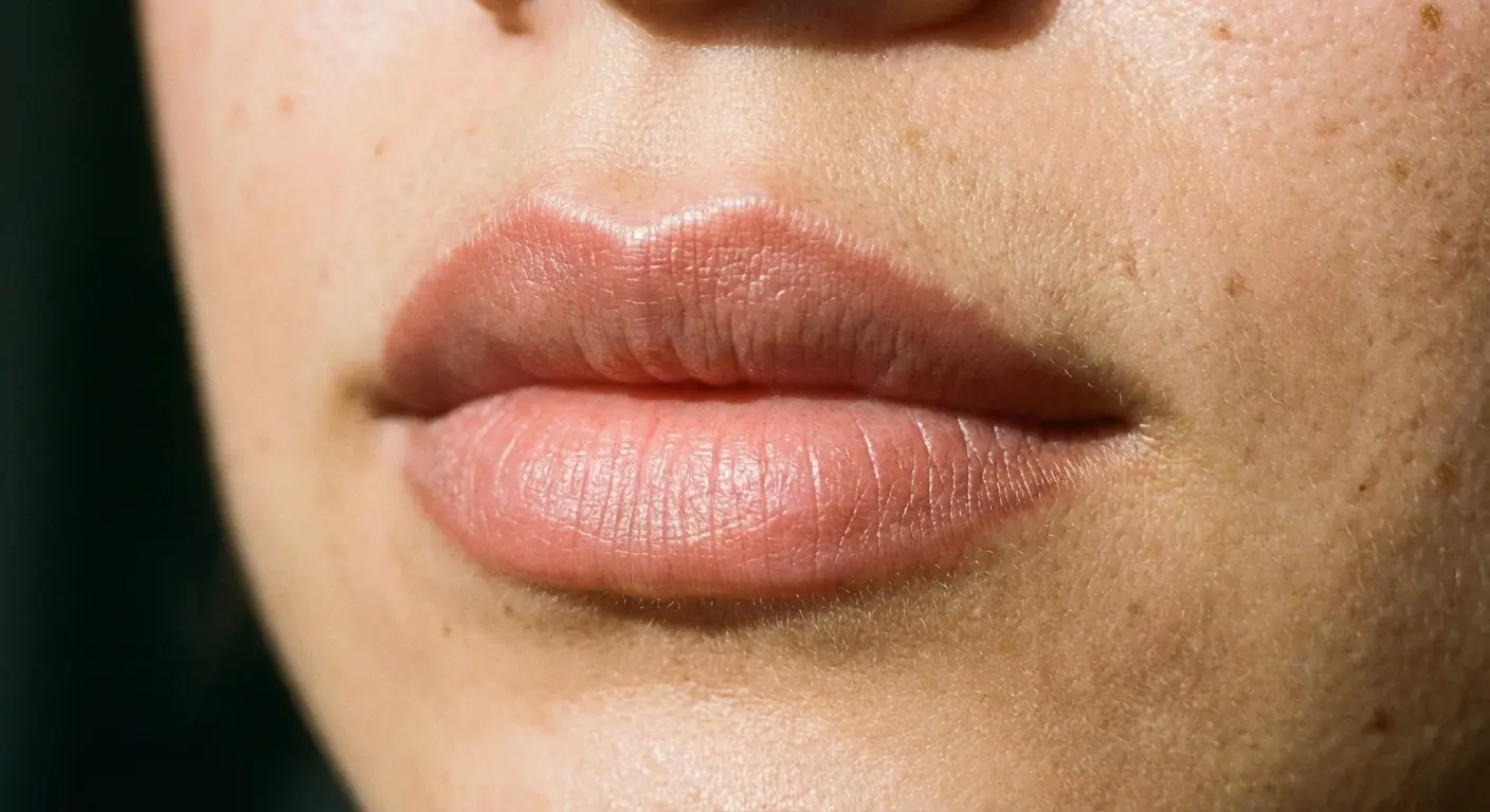 Nude lip blush tattoo healed results