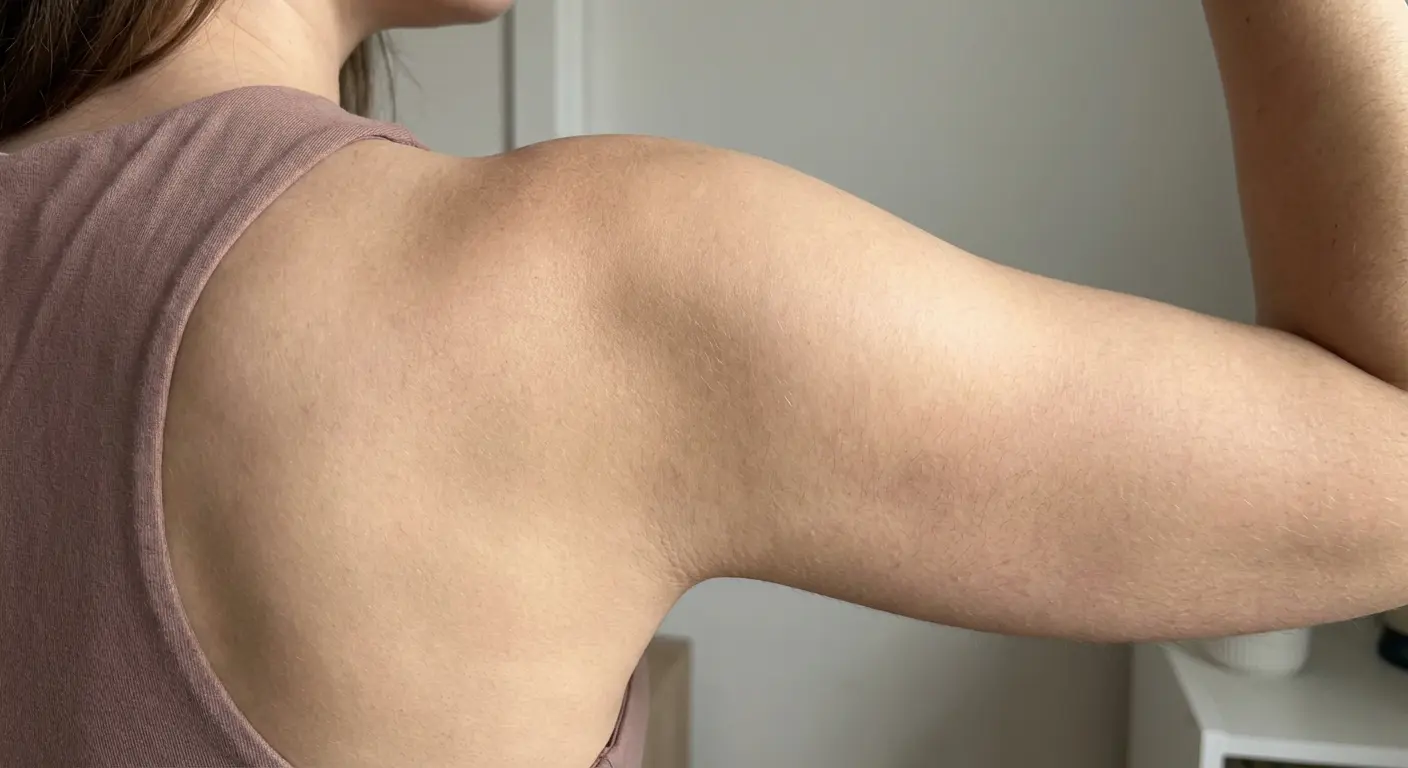 Shoulder wrap-around continuation tattoo design