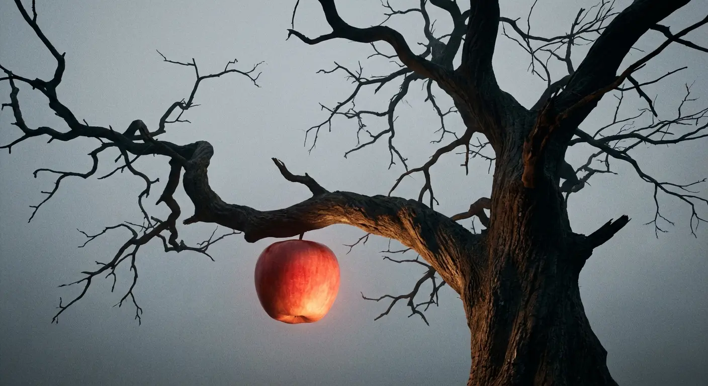 Poison tree with red fruit tattoo