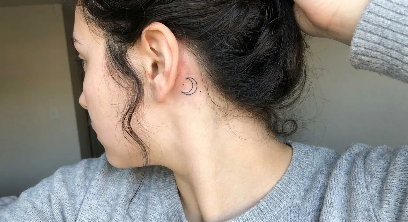 Behind-the-ear placement example