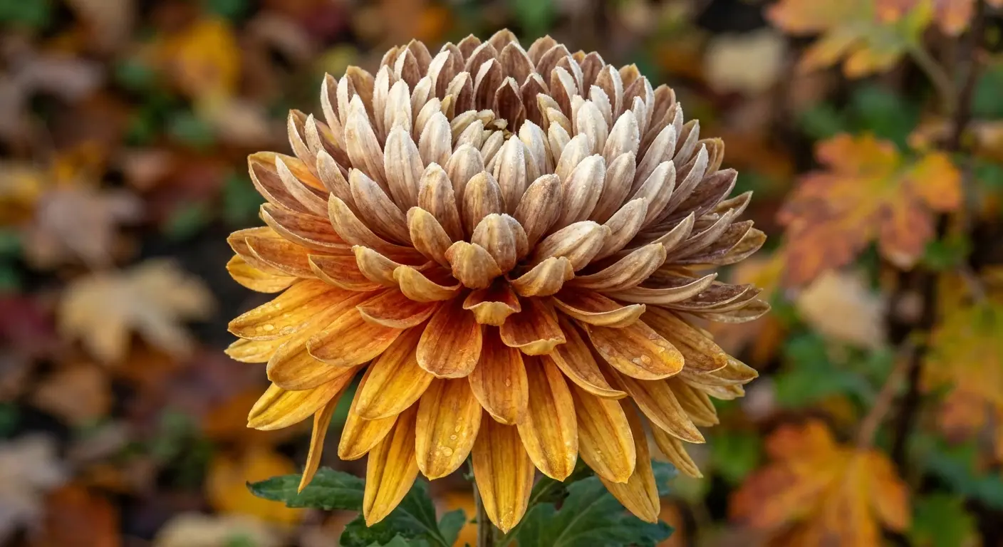 Summer to winter gradient, notice how the orange fades to brown