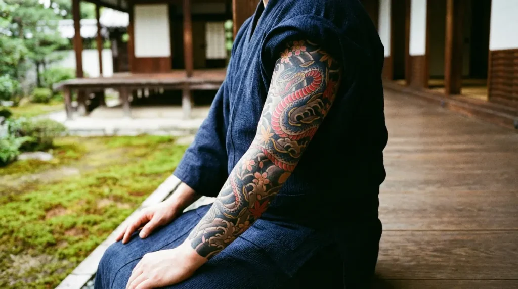 japanese snake tattoo