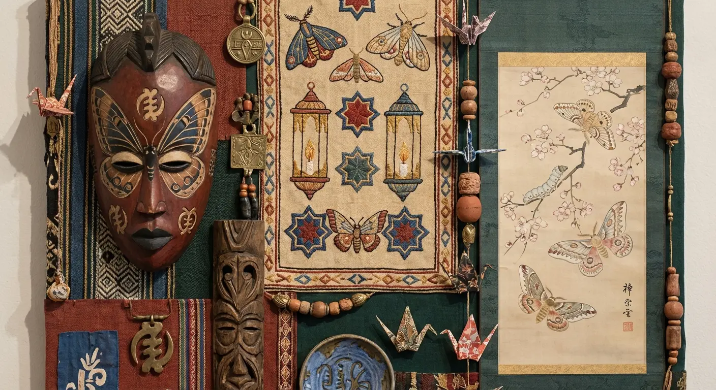 Cultural death moth interpretations artwork