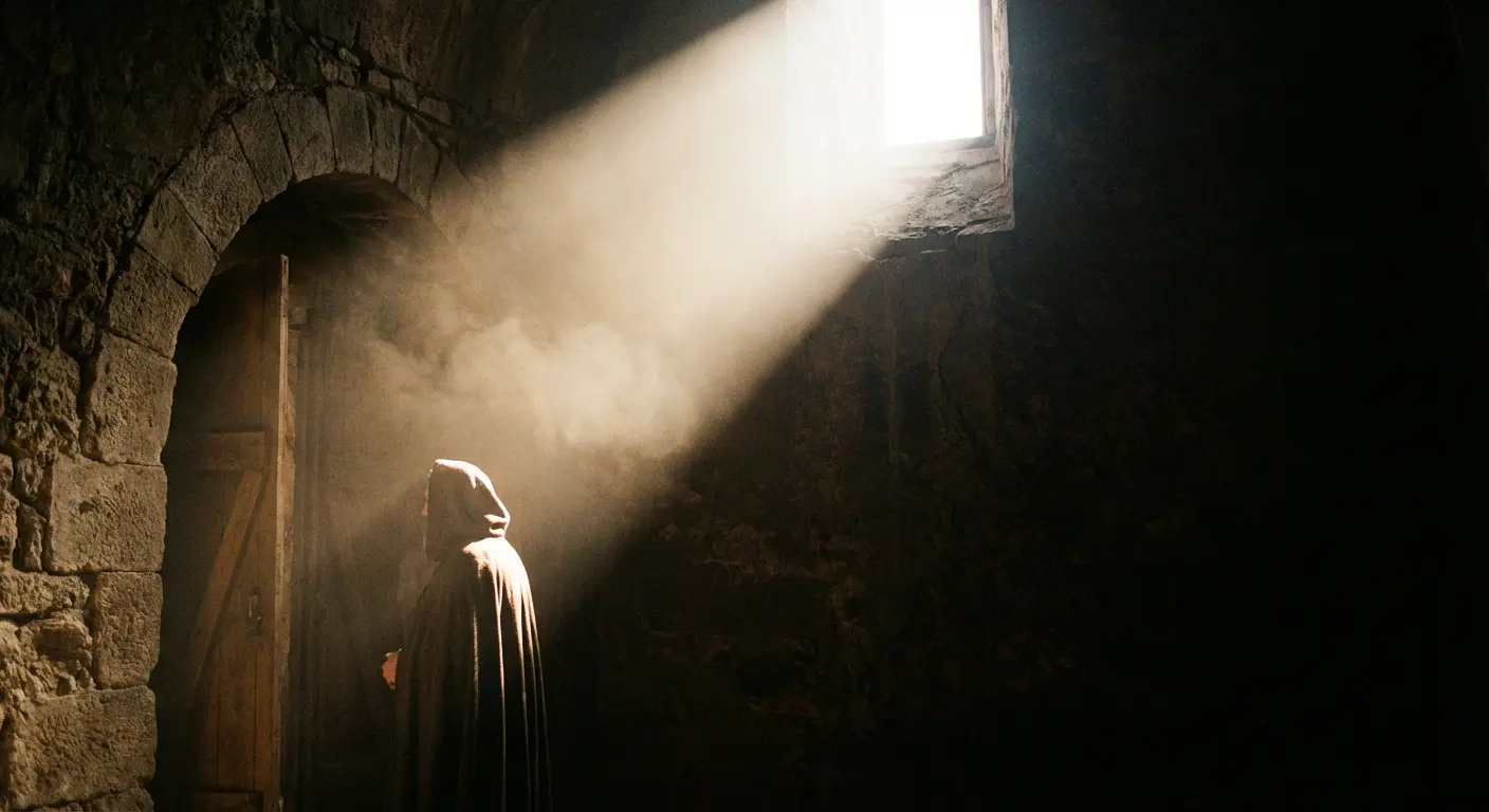 Dual-tone ouroboros tattoo with shadow and light