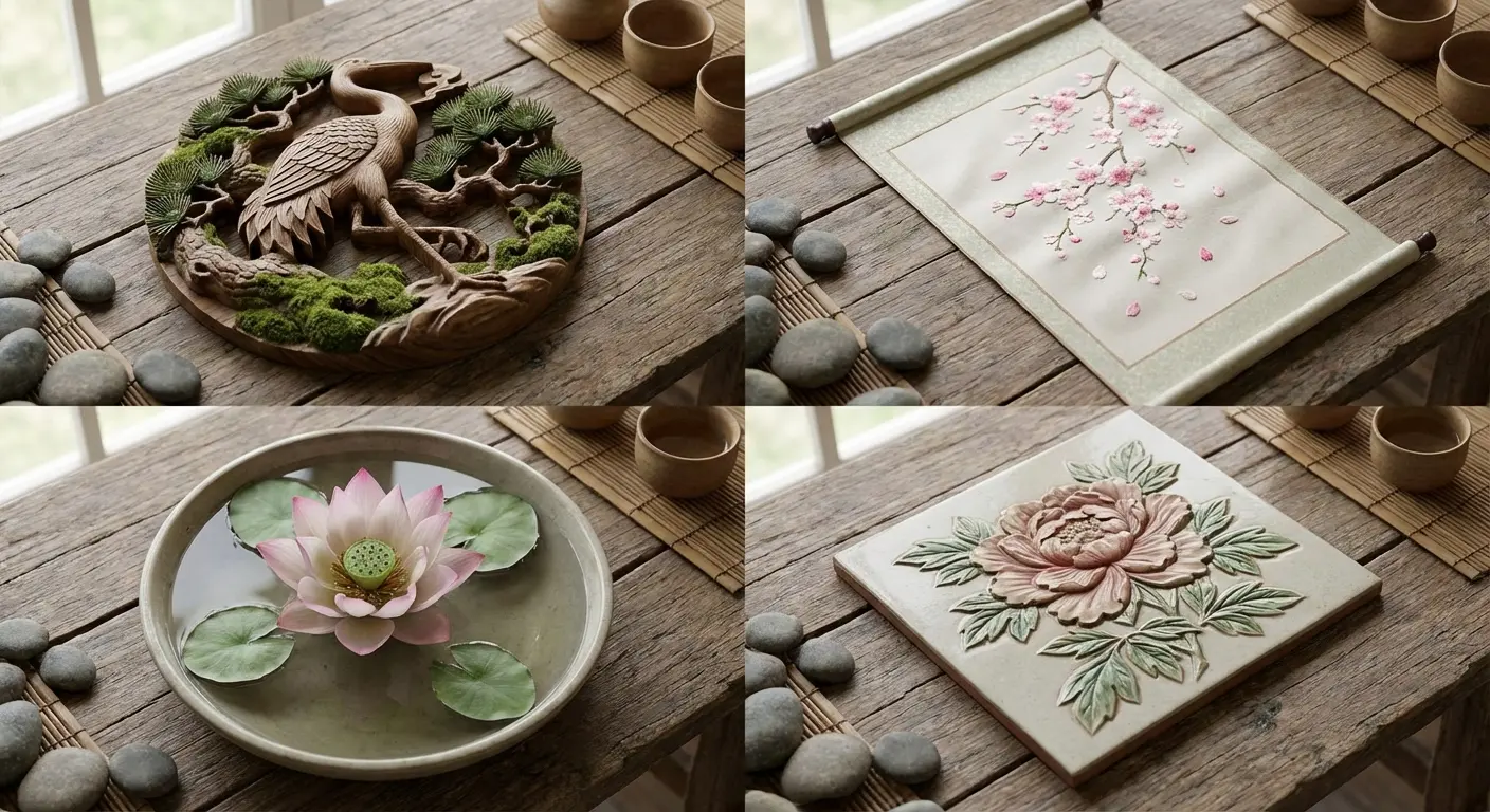 Chrysanthemum with perfectly symmetrical petals. The precision required to tattoo this well mirrors the discipline it represents.