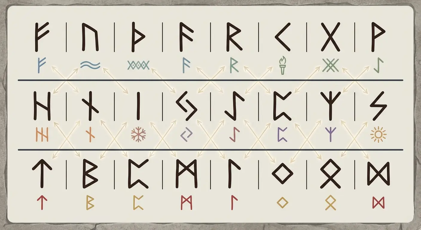 Elder Futhark runes forearm tattoo placement