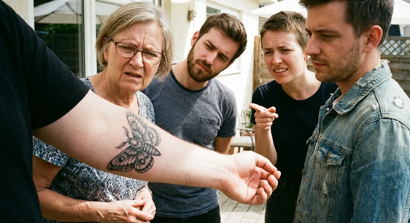 Death moth tattoo misinterpretation examples