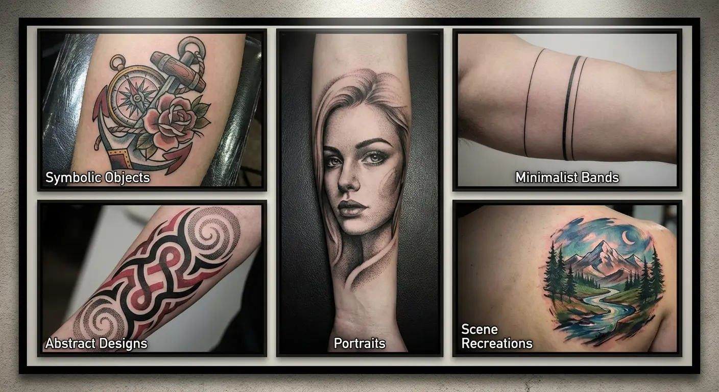 Attack on Titan tattoo style comparison