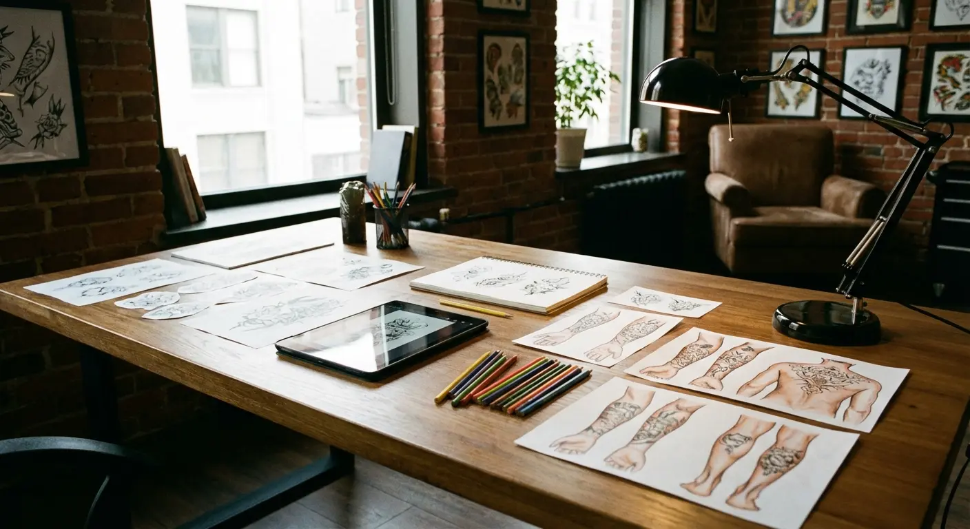 Bleach tattoo design visualization examples