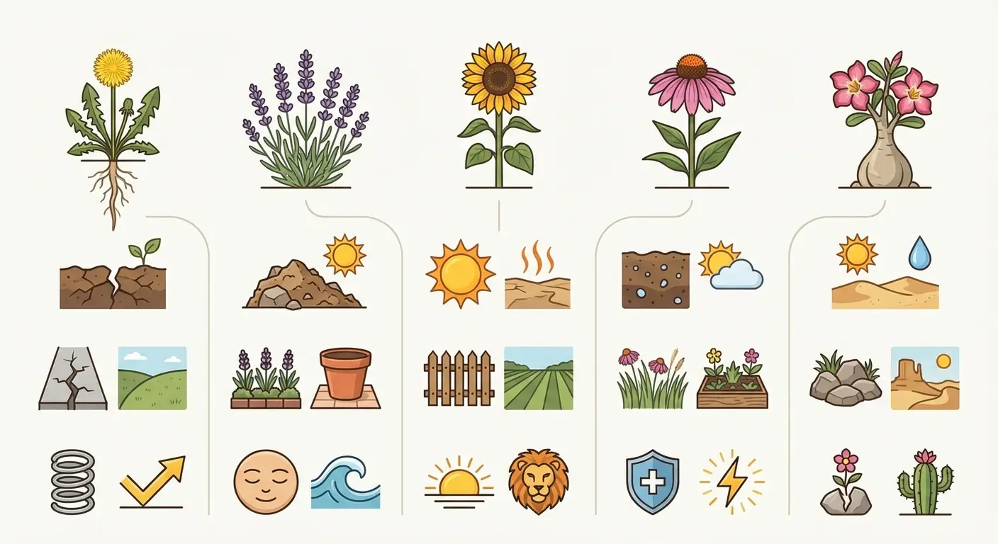 Collection of resilience flower tattoo ideas