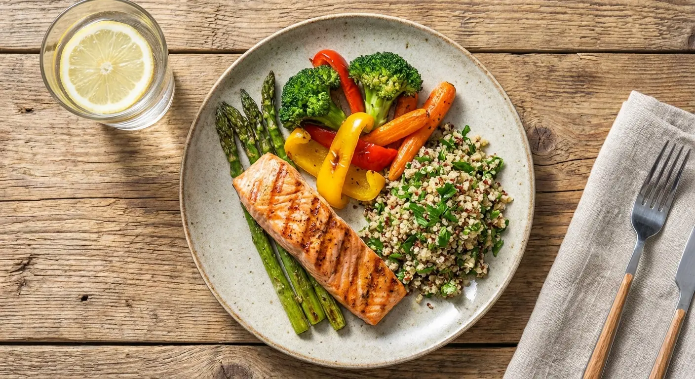 Healthy foods supporting tattoo healing process