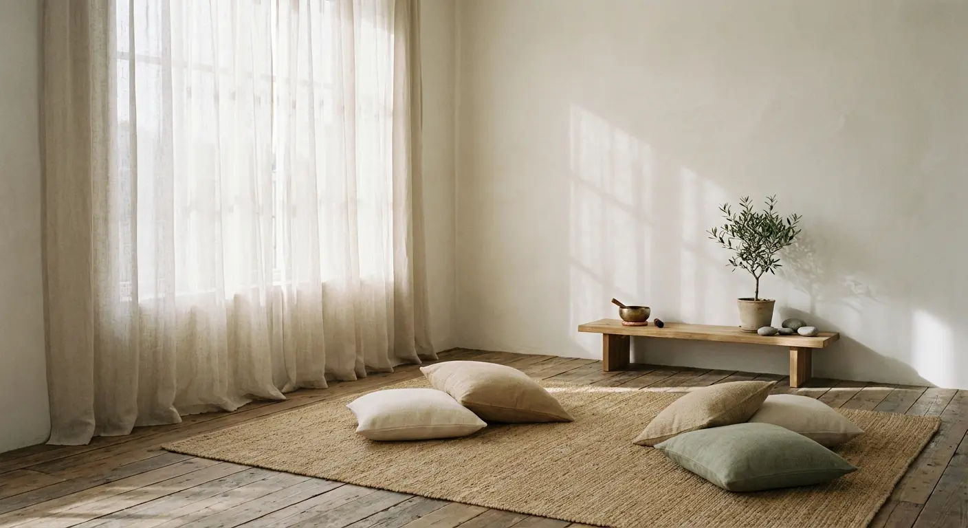 Buddha meditation portrait tattoo on chest