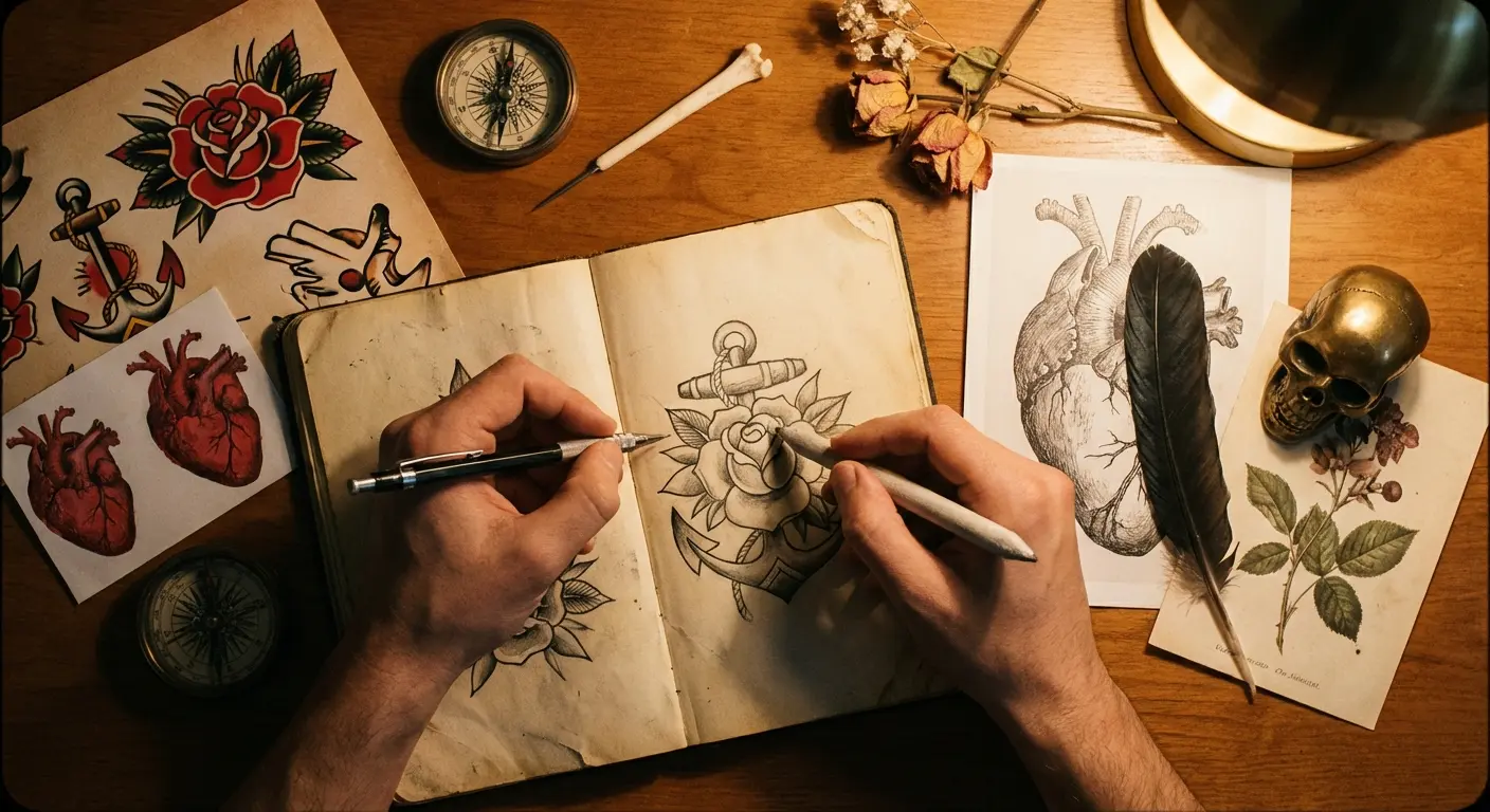 Loyalty tattoo design planning and personalization